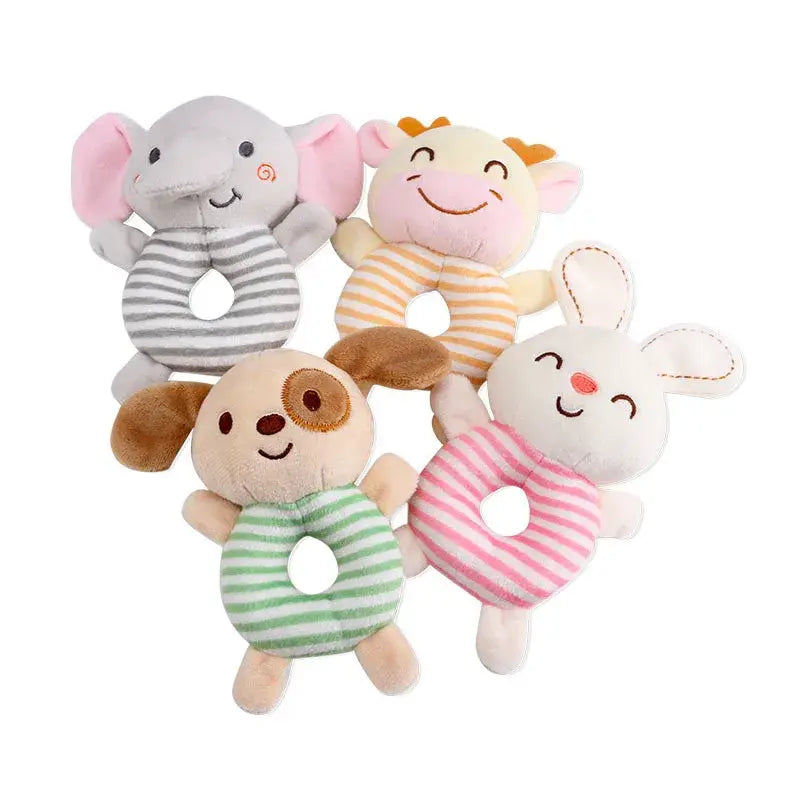 Plush Animal Rattle Toys BabyWhisperCo